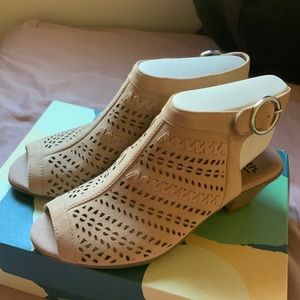 Earth “Carson Hamden” Suede Heels